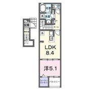 ラーゴム Bの間取り画像