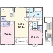 カーサ アリエル Ⅰの間取り画像