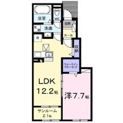 ベイサイドアクアBの間取り画像