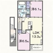 ハートフル翔Ⅱの間取り画像