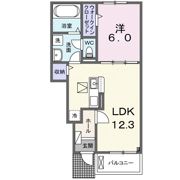 ノース パティオの間取り画像