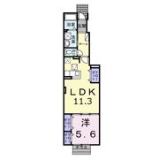 ラ ヴェリーテの間取り画像