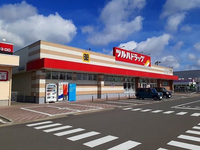 近くのツルハドラッグ秋田土崎店まで842m（徒歩11分）