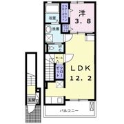 EAST HILL Fの間取り画像