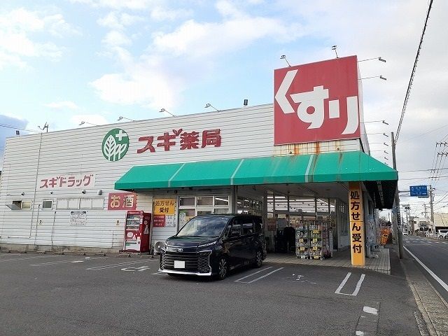 近くのスギ薬局市場店まで230m(徒歩3分)