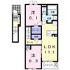 セレーノ伊那Ⅱの間取り画像