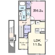 クレールKの間取り画像