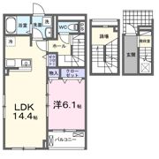 アールズハイムⅡの間取り画像