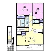 ベルシャイン Ⅲの間取り画像