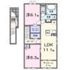 イエローキャロルの間取り画像