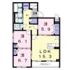 セキュリティ・アパートメントⅡの間取り画像