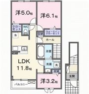 ポンテ・ルーチェの間取り画像
