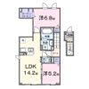 クレストコートⅠの間取り画像