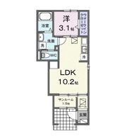 エヴァファーストの間取り画像