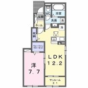 ソレイユAの間取り画像
