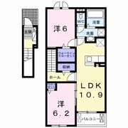 デュオブライト Ⅱの間取り画像