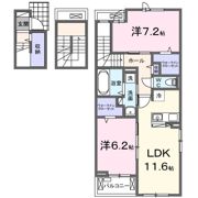 リバーサイド西山の間取り画像
