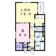 アロ・ラウレア Kの間取り画像