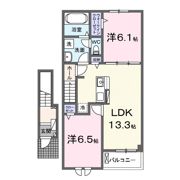 ガーデニア請西の間取り画像