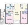 サニー ヴィラBの間取り画像
