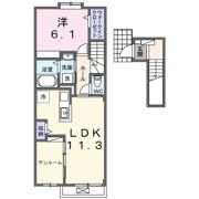 ルーエ Ⅴの間取り画像