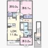 ヌーヴォー エ ベル Ⅲの間取り画像
