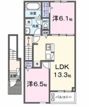 モンフレール三佐の間取り画像