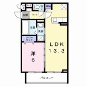 ウォーム八尾木の間取り画像