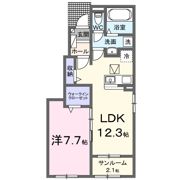 川越市アパート（027652901）の間取り画像