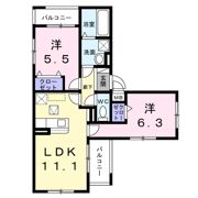 プレシャスⅡの間取り画像