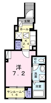 ブリュームⅠの間取り画像