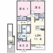 フィデール行橋Cの間取り画像