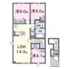 アーデルハイツ Bの間取り画像