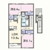 メゾンド・プチ・フルールⅩⅣの間取り画像