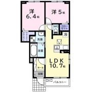 ラポールⅢの間取り画像