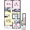 ラポールⅣの間取り画像