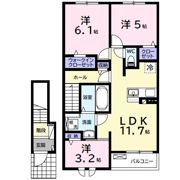 ラポールⅣの間取り画像