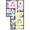 コンフォート メゾン Ⅲの間取り画像