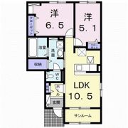 コンフォート メゾン Ⅲの間取り画像