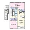 ガーデン ハウス イナバ Ⅰの間取り画像