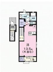 ガーデン ハウス イナバ Ⅱの間取り画像