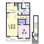 エヴァ グリーン ヴィラⅠの間取り画像