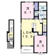 アーベイン西町の間取り画像