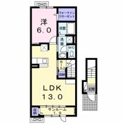 クラール南城 Aの間取り画像