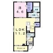 グレイス 八万の間取り画像