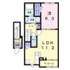 グレイス 八万の間取り画像