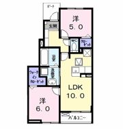 メゾン ド オリーブ Cの間取り画像