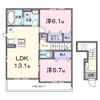 セレーノAの間取り画像