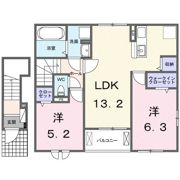 レスポワール Cの間取り画像