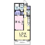 リバーサイドⅡの間取り画像